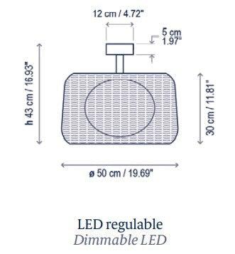 Bover Fora PF Outdoor Ceiling Light
