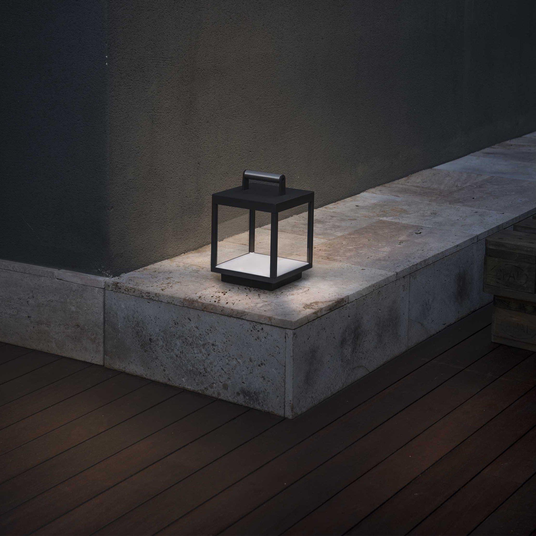 Faro Barcelona Kerala Dark Grey Portable LED Lamp