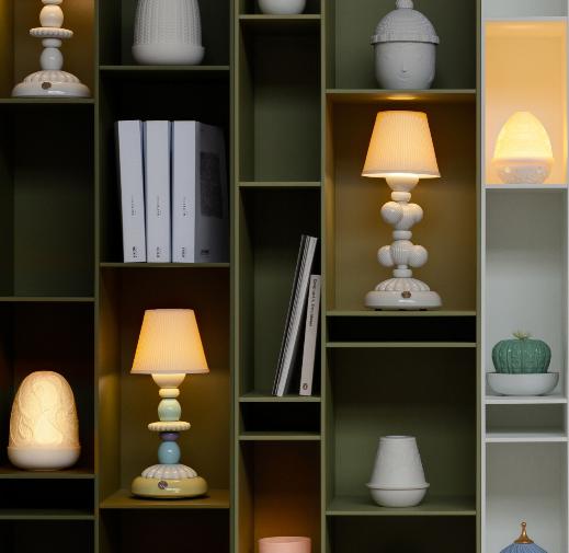 Lladro Cactus Firefly Table Lamp