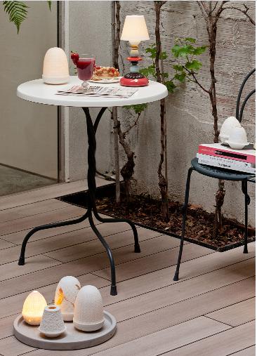 Lladro Lotus Firefly Golden Fall Table Lamp