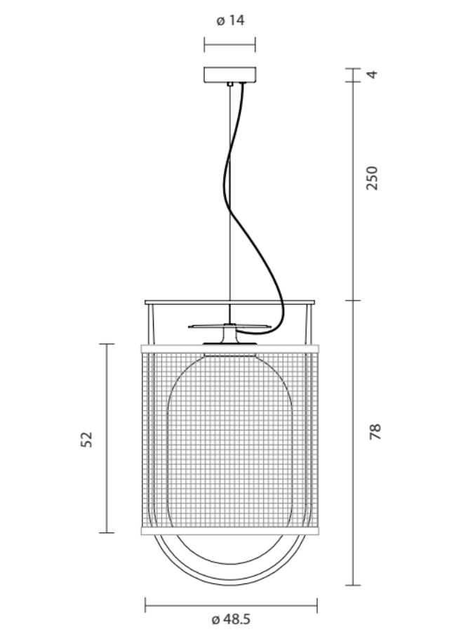 Parachilna Denglong Suspension Light